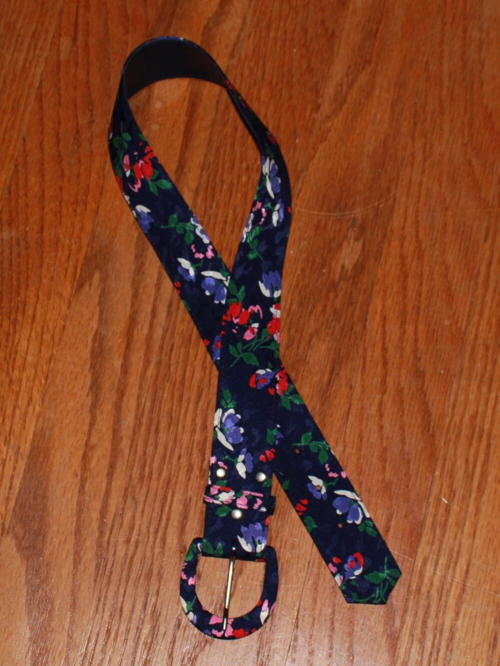 Unknown Brand Floral Print Belt